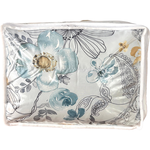 羽毛軽量掛けふとん（ダウン７０％）スモークブルー