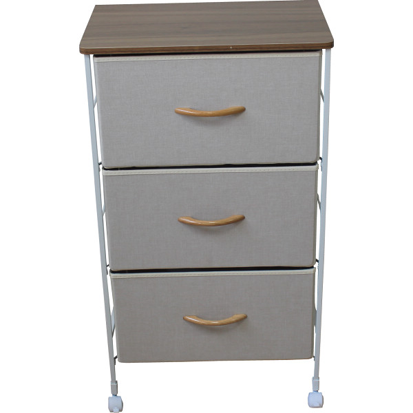 ファブリックチェスト３段２個組