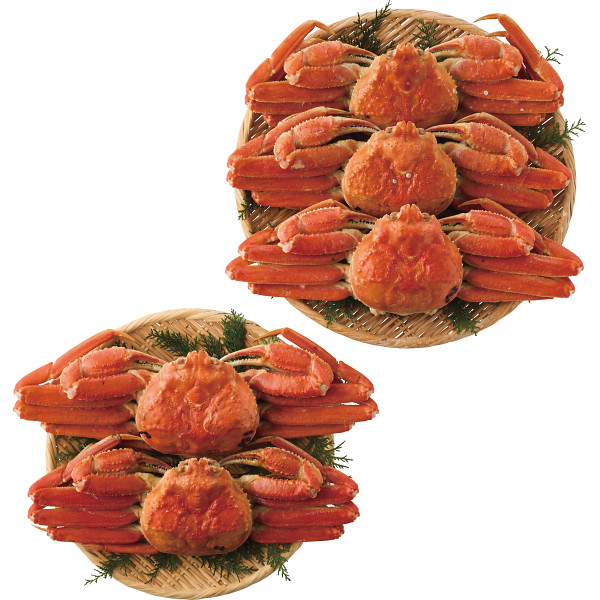 ボイルずわいがに姿（５杯　計２．４ｋｇ）