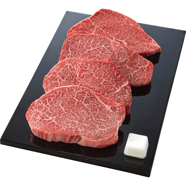 仙台牛　ヒレステーキ４枚（計５００ｇ）