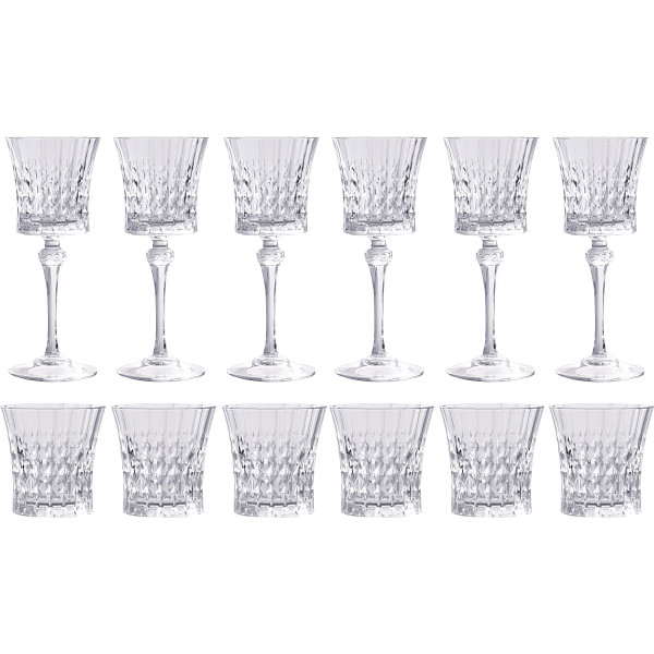 クリスタルダルク　レディーダイヤモンド　６人用ディナーセット