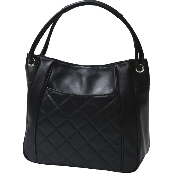 良品工房 日本製牛革 キルティング使いトートバッグ