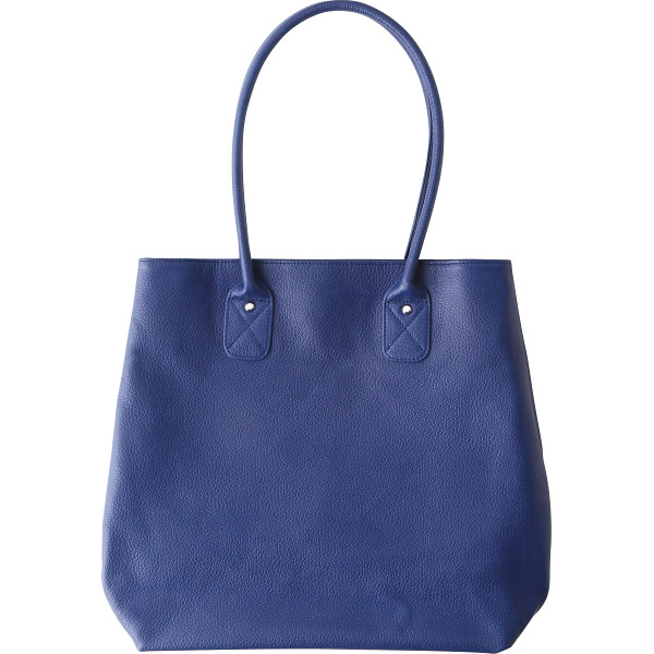 ＯＮ ＴＨＥ ＢＡＧ 姫路レザー縦型トートバッグネイビー