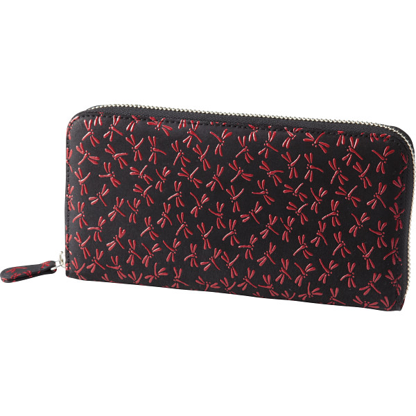 印伝 ラウンドファスナー長財布