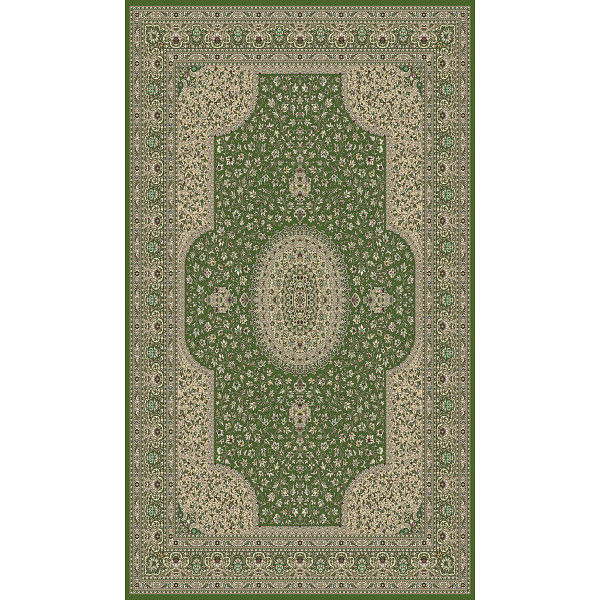 日本製 抗菌防臭モケットラググリーン