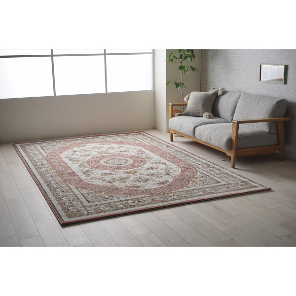 トルコ製ウィルトンラグローズ