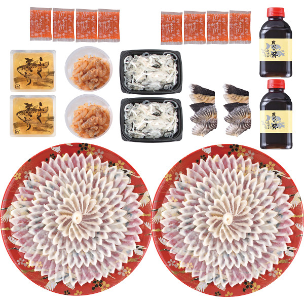 とらふく刺身セット