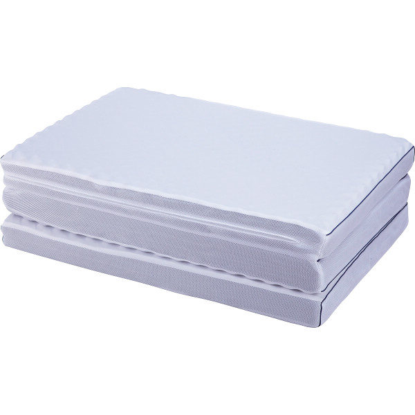 西川 点で支えるマットレス（三つ折りタイプ）ネイビー