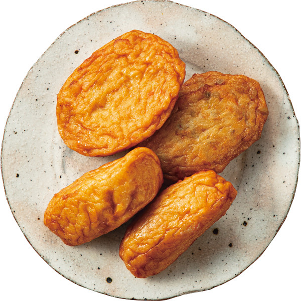 鳴海屋辛子明太子（切子）＆小田口屋薩摩揚げ