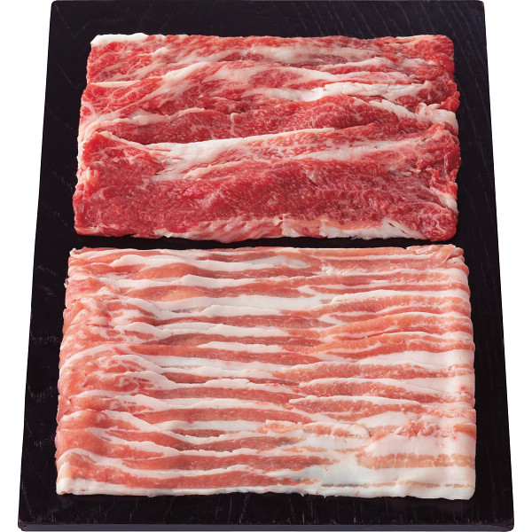 青葉牛と庄内豚　バラスライス味くらべ（計３５０ｇ）