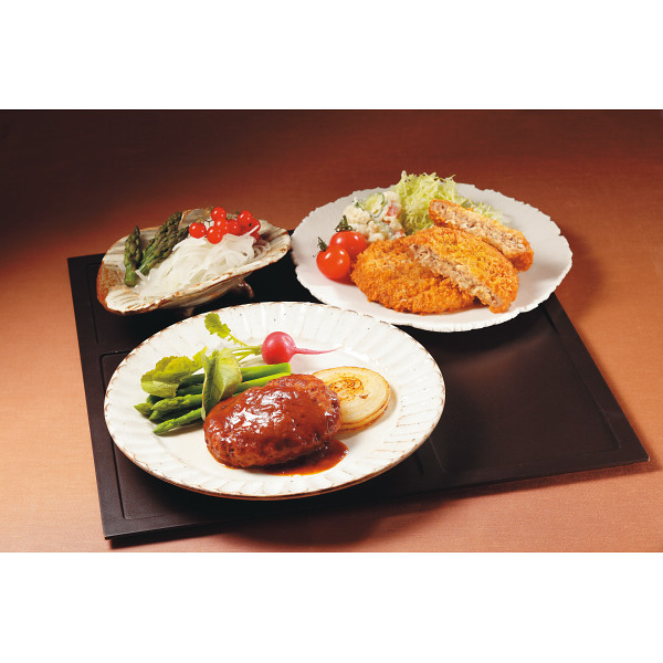 メンチカツ＆デミグラスハンバーグセット