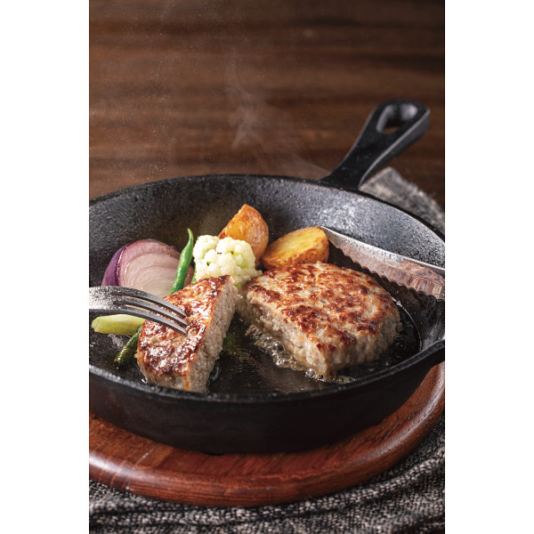 直火の旨みを閉じ込めたハンバーグ（１０個）