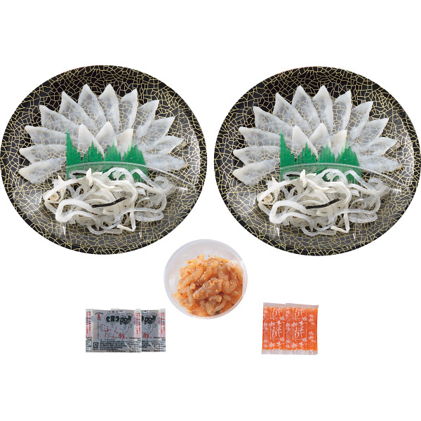 ふく刺身・とらふく塩辛セット