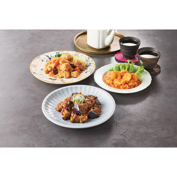 大龍　海老チリ・酢豚・麻婆茄子６食セット