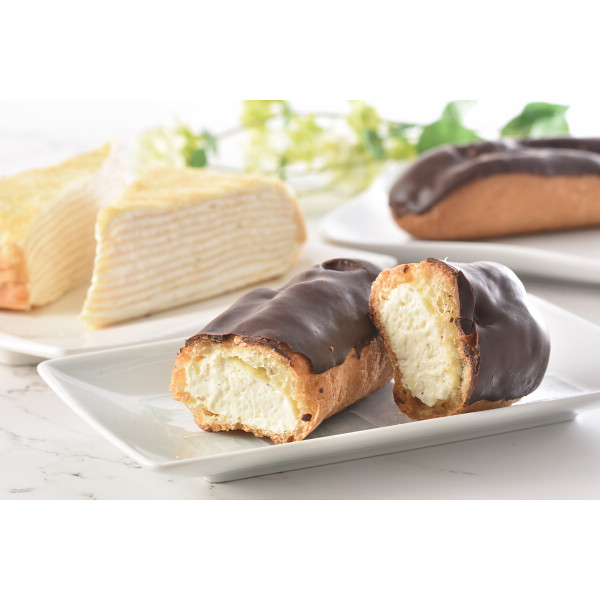 北海道ミルクレープ＆エクレアセット