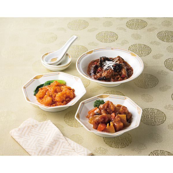 大龍　海老チリ・酢豚・麻婆茄子１２食セット