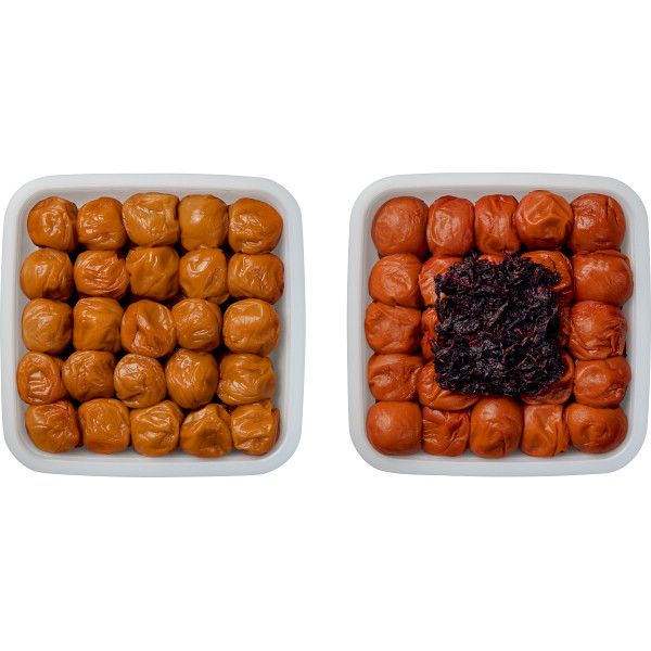 紀州南高梅 はちみつ入り梅干・しそ風味梅干セット（１．６ｋｇ）