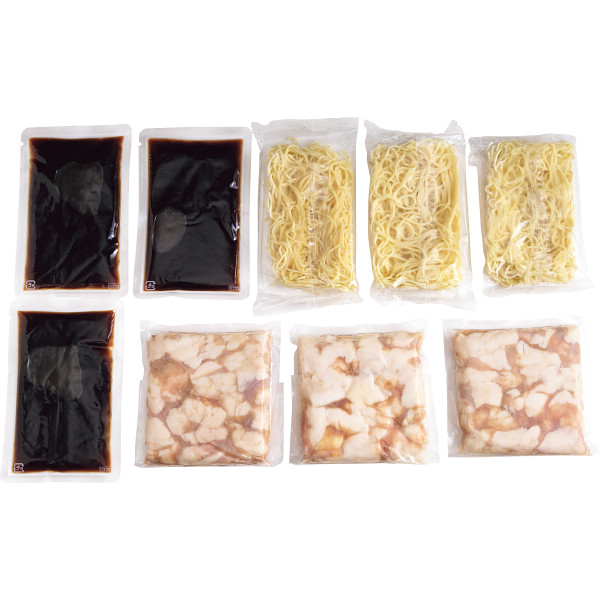 やまや　博多もつ鍋（あごだし醤油味）３～４人前×３セット