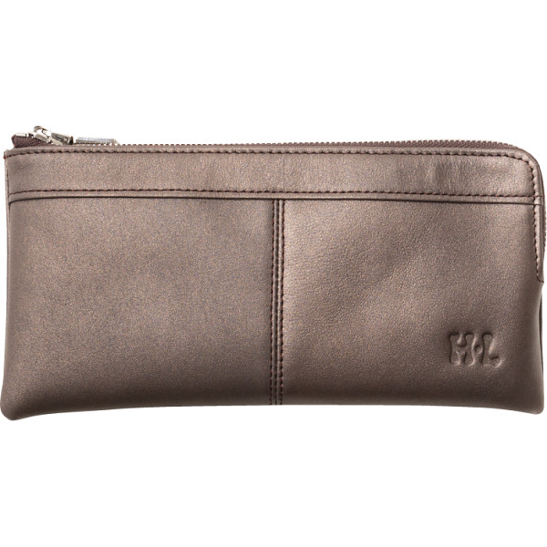 アッシュエル 長財布ブラウン