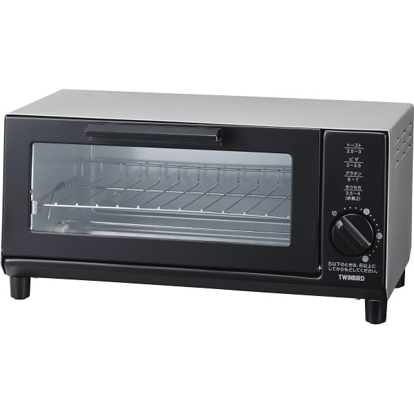 ツインバード オーブントースターシルバー