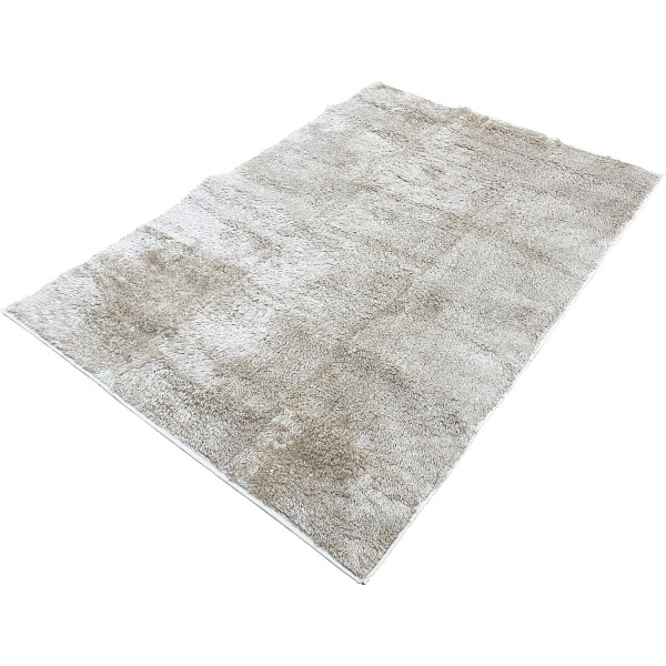 制菌加工シャギー調ラグベージュ