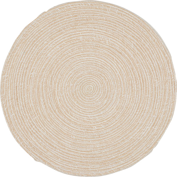 コットンブレイドラグベージュ