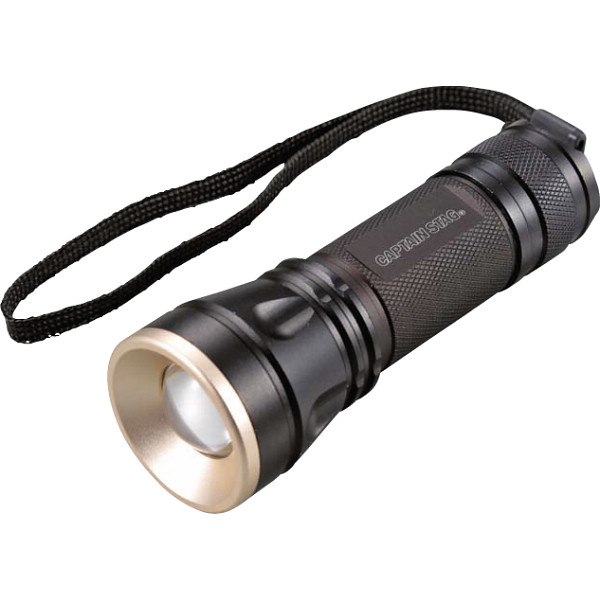 キャプテンスタッグ 雷神アルミパワーチップ型ＬＥＤライト