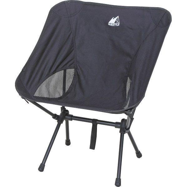 クエスタイル　アウトドアチェア　２個セットブラック