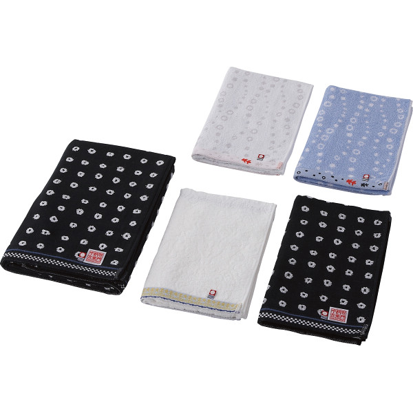 柄おまかせ（今治タオル）バス・フェイスタオルセット