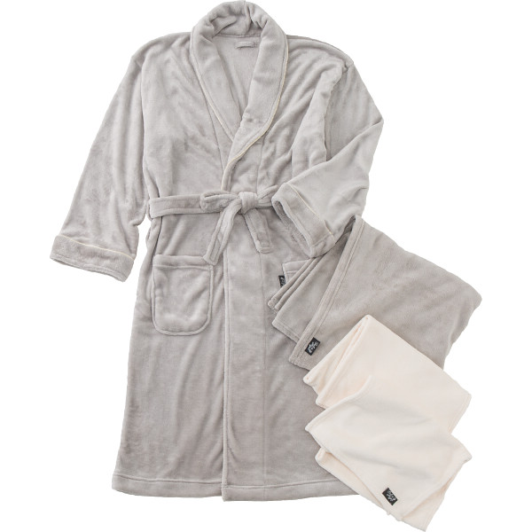 ＤＯＬＣＩＳ マイクロファイバーバスローブ＆高吸水タオルセット