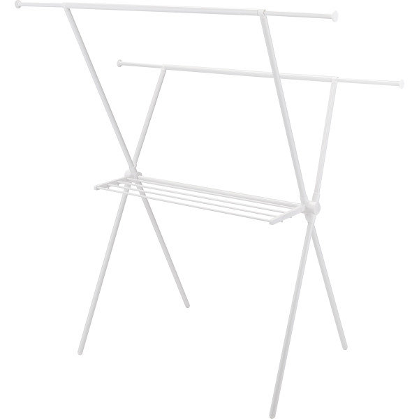 タオル掛け付室内物干し　Ｘ型