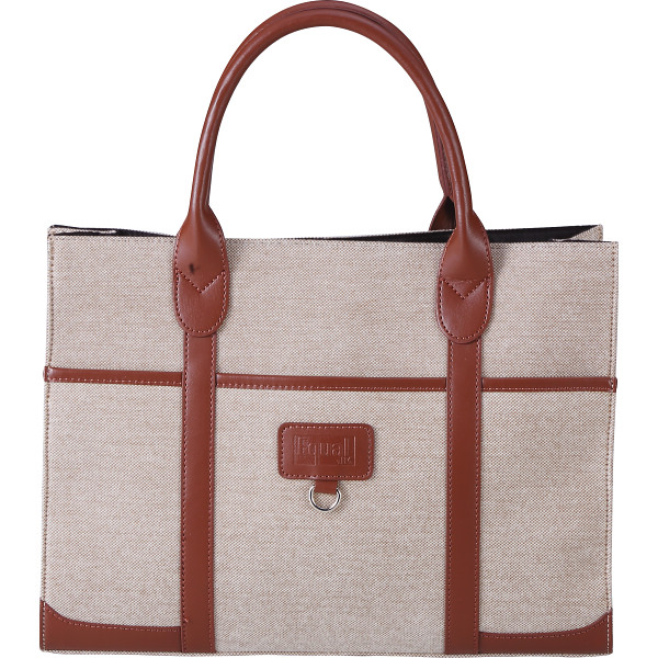 ジュンコ　コシノ　イコール　エルガリー手提げバッグブラウン