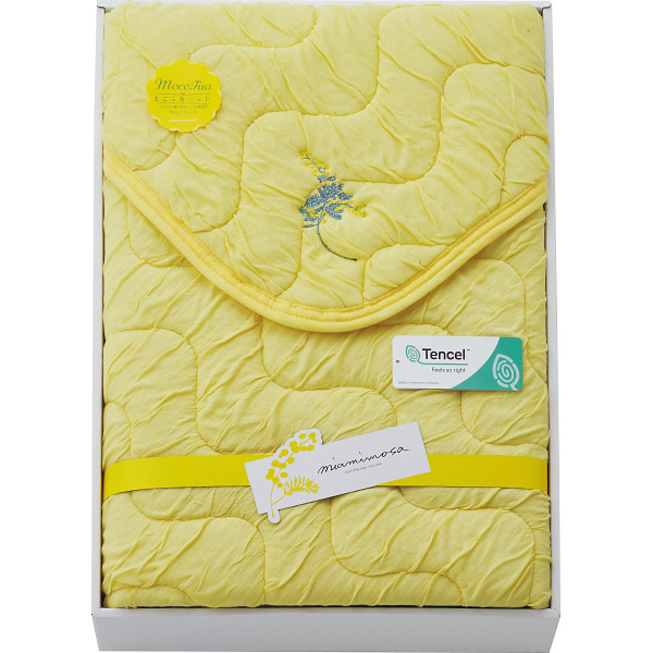 ミアミモザ もこふあニット敷パットクリーム