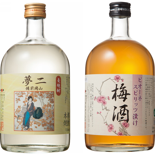 宮下酒造 本格麦焼酎・梅酒セット（２本）