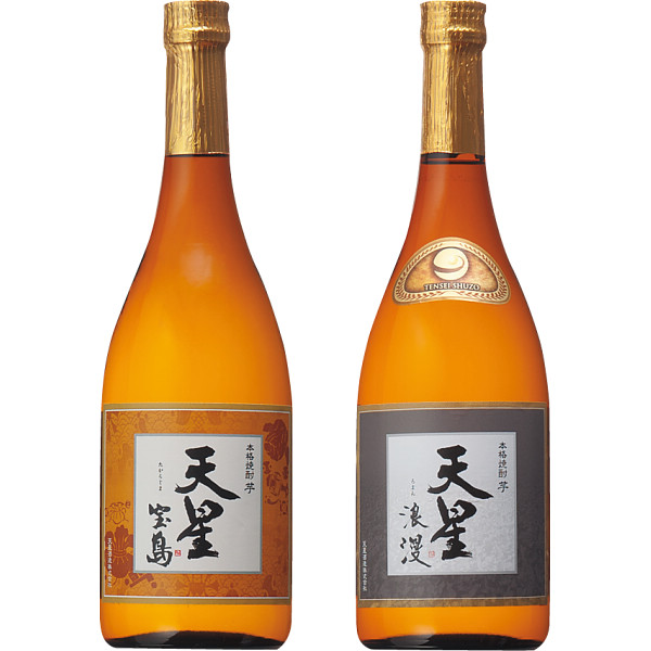 天星酒造 本格芋焼酎 宝島＆浪漫セット（２本）