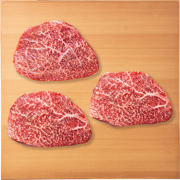 鹿児島黒牛　ステーキ用モモ（計３９０ｇ）