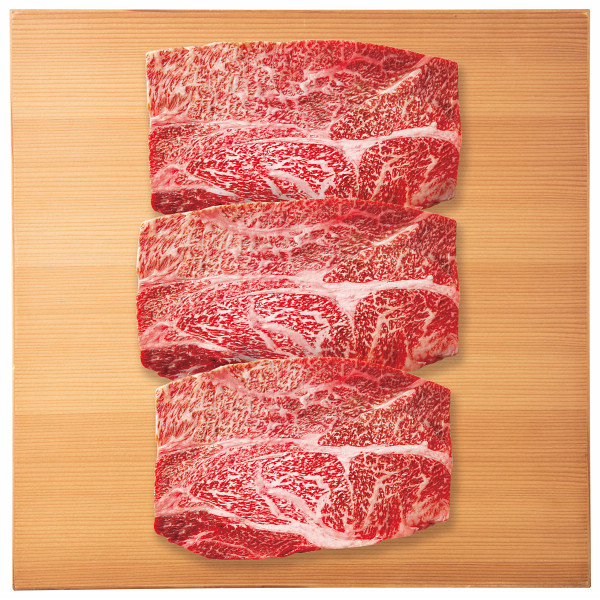 鹿児島黒牛 肩ロース ステーキ用（計６３０ｇ）