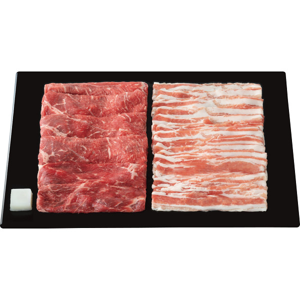 青葉牛と庄内豚　すき焼き味くらべ（計６５０ｇ）