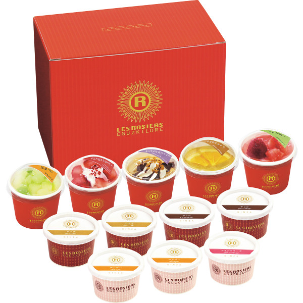 銀座京橋　レ　ロジェ　エギュスキロール　銀座アイスアソート