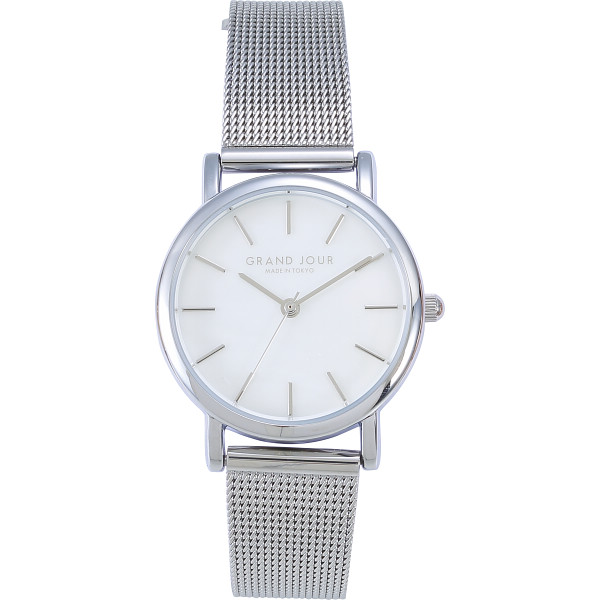 日本製グランジュール　リストウオッチシルバー