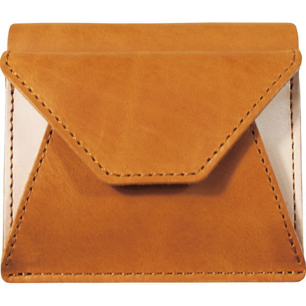 ｍ，ｉ，ｕ，ｏ．ｊ　レディース折財布キャメル