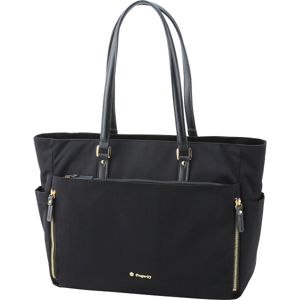 プロスペリティホワイト　トートバッグブラック