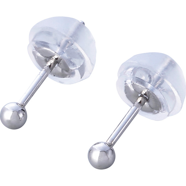 プラチナ丸珠２ｍｍボールピアス２ｍｍ丸玉プラチナ９００