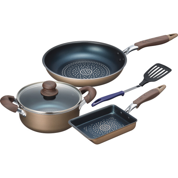 ブラナーノII　鍋＆フライパン３点セット（ターナー付）