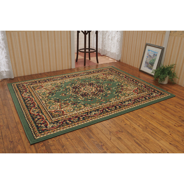 ウィルトン織カーペット　グリーングリーン