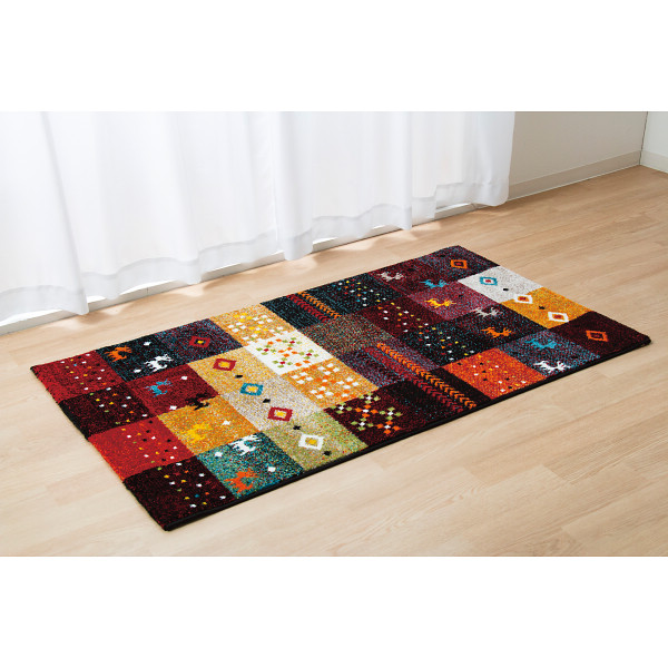 トルコ製ウィルトンラグ（Ｆ）レッド