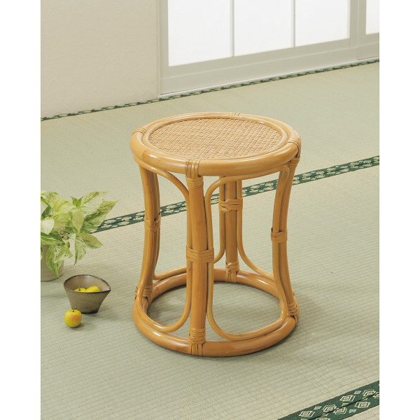 籐スツール　ハイタイプ