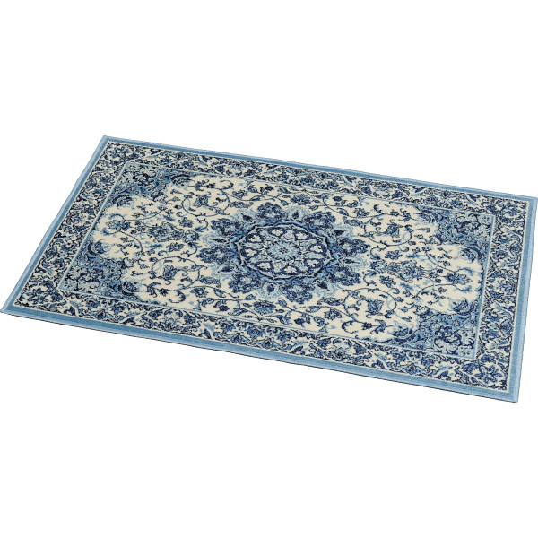 ベルギー製なめらかタッチマットブルー