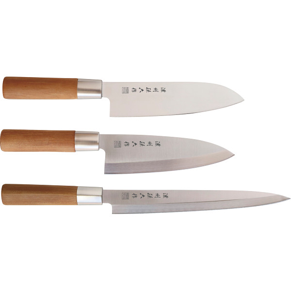 濃州孫六作　和包丁３本セット