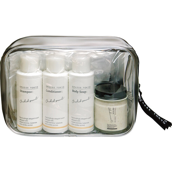 グラーストウキョウ　トラベルポーチセットブラックカラント